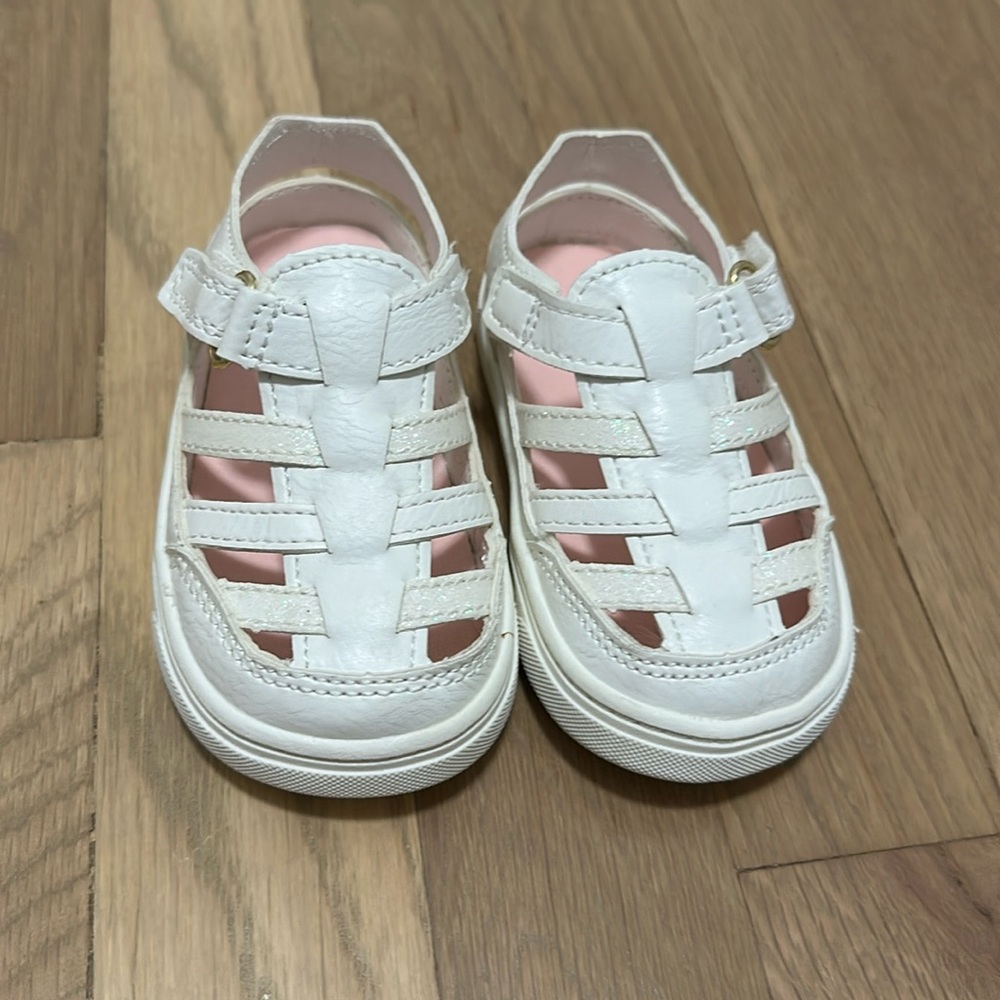 Carter's White Baby Walker Shoes